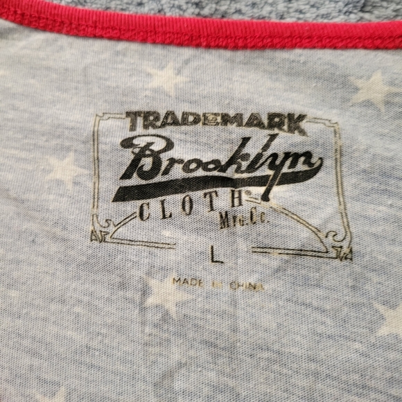 Brooklyn Cloth Mfg. Men’s Patriotic Star Tank Top Sz Large - Picture 4 of 7